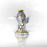 Ювелирная миниатюра «Ангел колокольчик»
