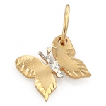 Подвеска золотая декоративная «Бабочка»