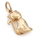 Подвеска золотая декоративная «Кошка»