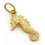 Подвеска золотая декоративная «Морской конек»