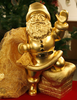 Золотой Санта Клаус