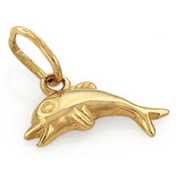Подвеска золотая декоративная «Дельфин», артикул 6958