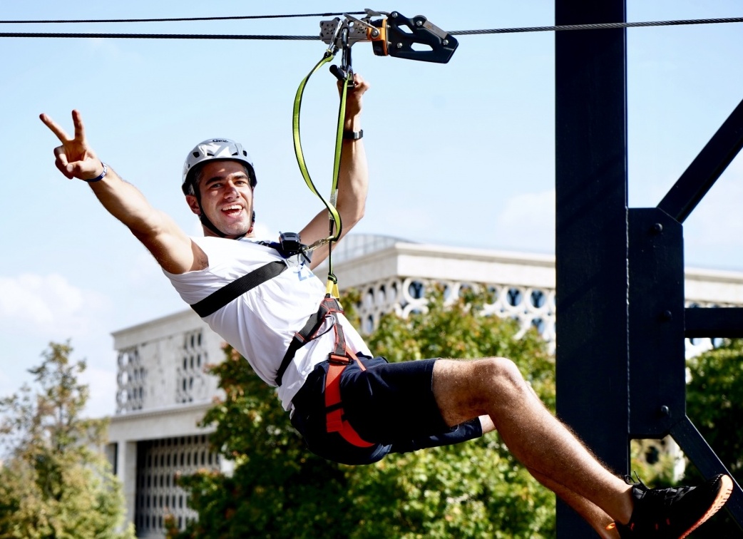 Путешествие по воздуху в Москве открылся новый аттракцион