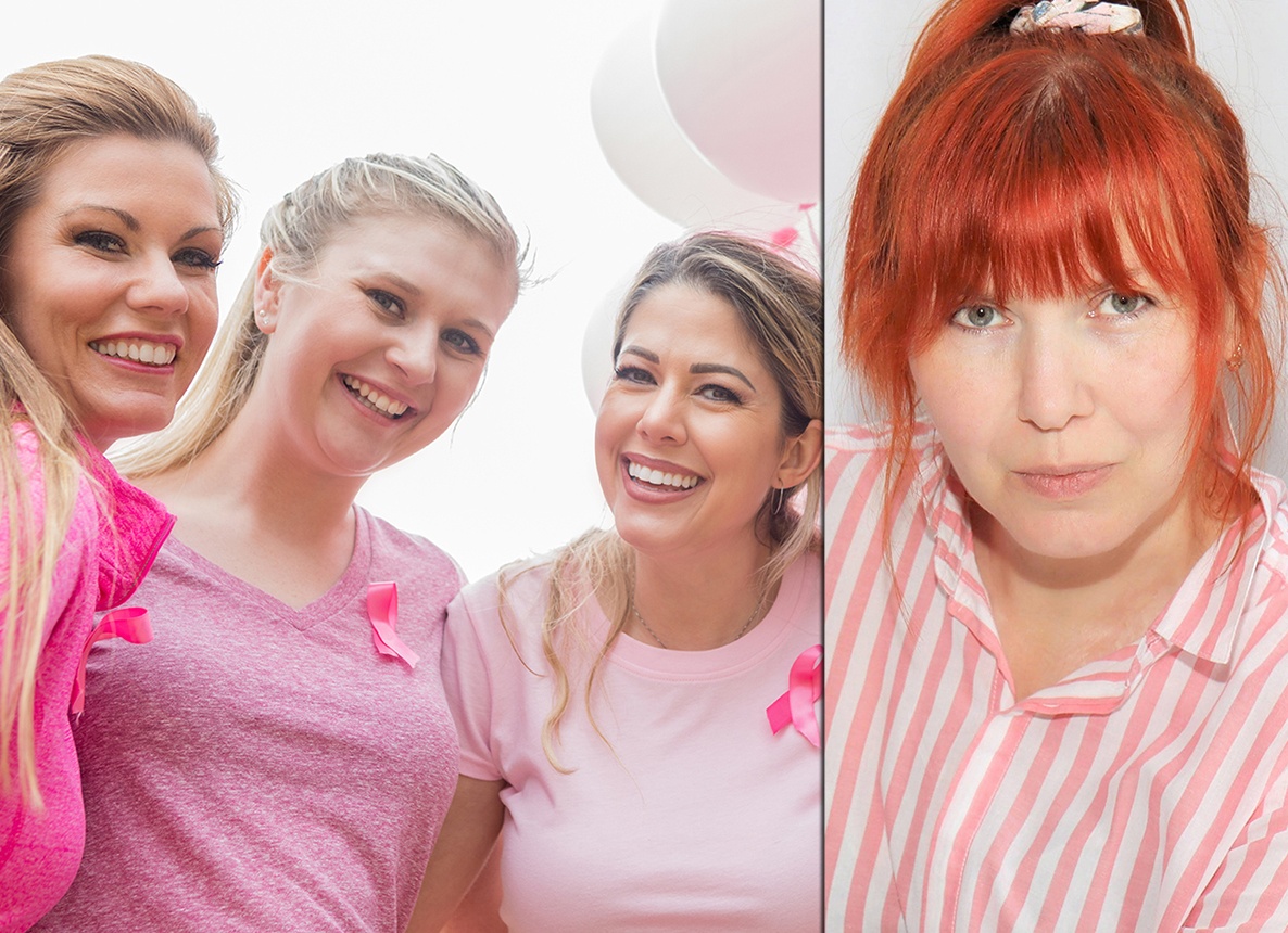 Хвастаются отросшими ресничками основательница группы взаимопомощи онкобольным о женской солидарности